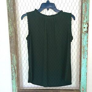 Loft Sleeveless Hunter Green Top